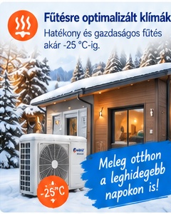 Fűtésre optimalizált klíma