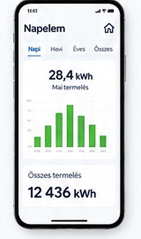 Napelemes monitoring alkalmazás